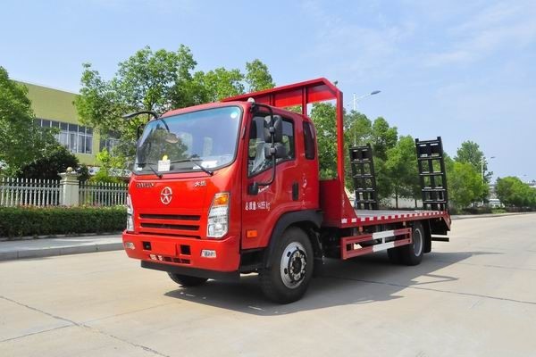 這款國六挖機平板運輸車很火，關注沒？