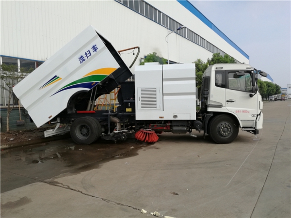 東風(fēng)天錦7水/9塵洗掃車