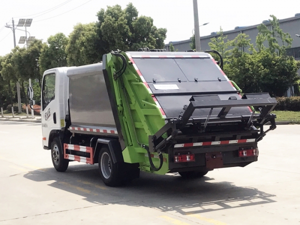 解放藍(lán)牌壓縮式垃圾車