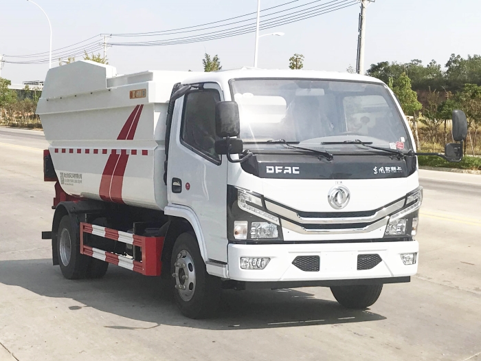 多利卡后掛桶式垃圾車(chē)