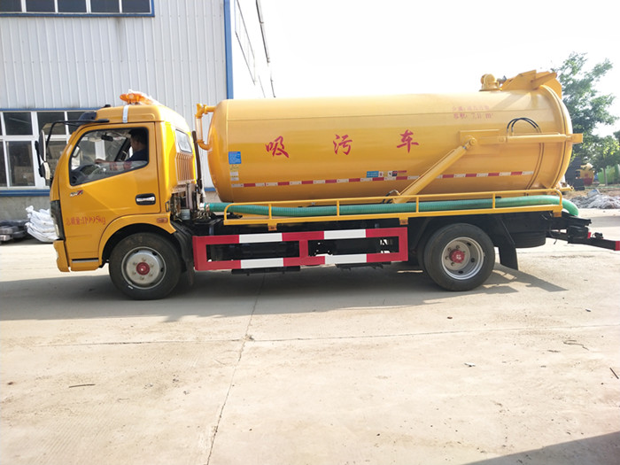 國(guó)六東風(fēng)福瑞卡9.2方清洗吸污車一體罐